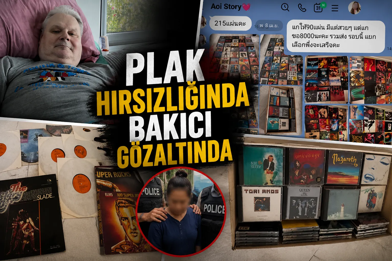 12,5 Milyon Bahtlık Plak Koleksiyonu Kayboldu