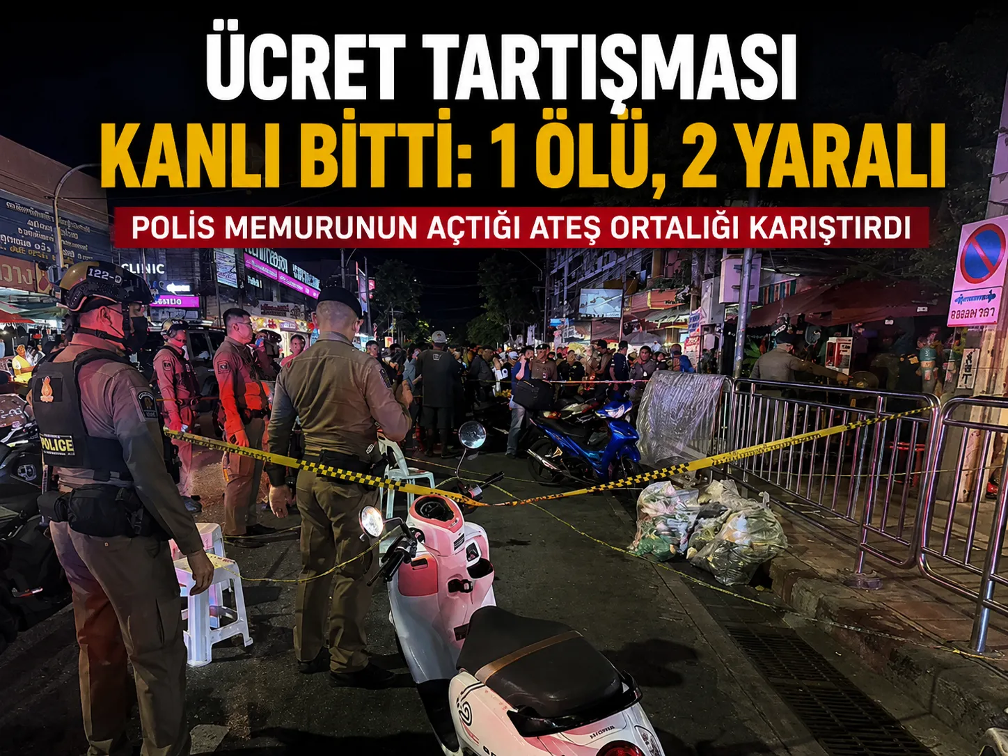 Bangkok'ta Ücret Tartışması Kanlı Bitti