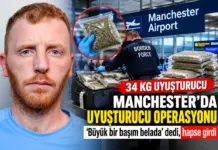 Manchester Havalimanında Şok Yakalama Bangkok'tan gelen bir yolcu