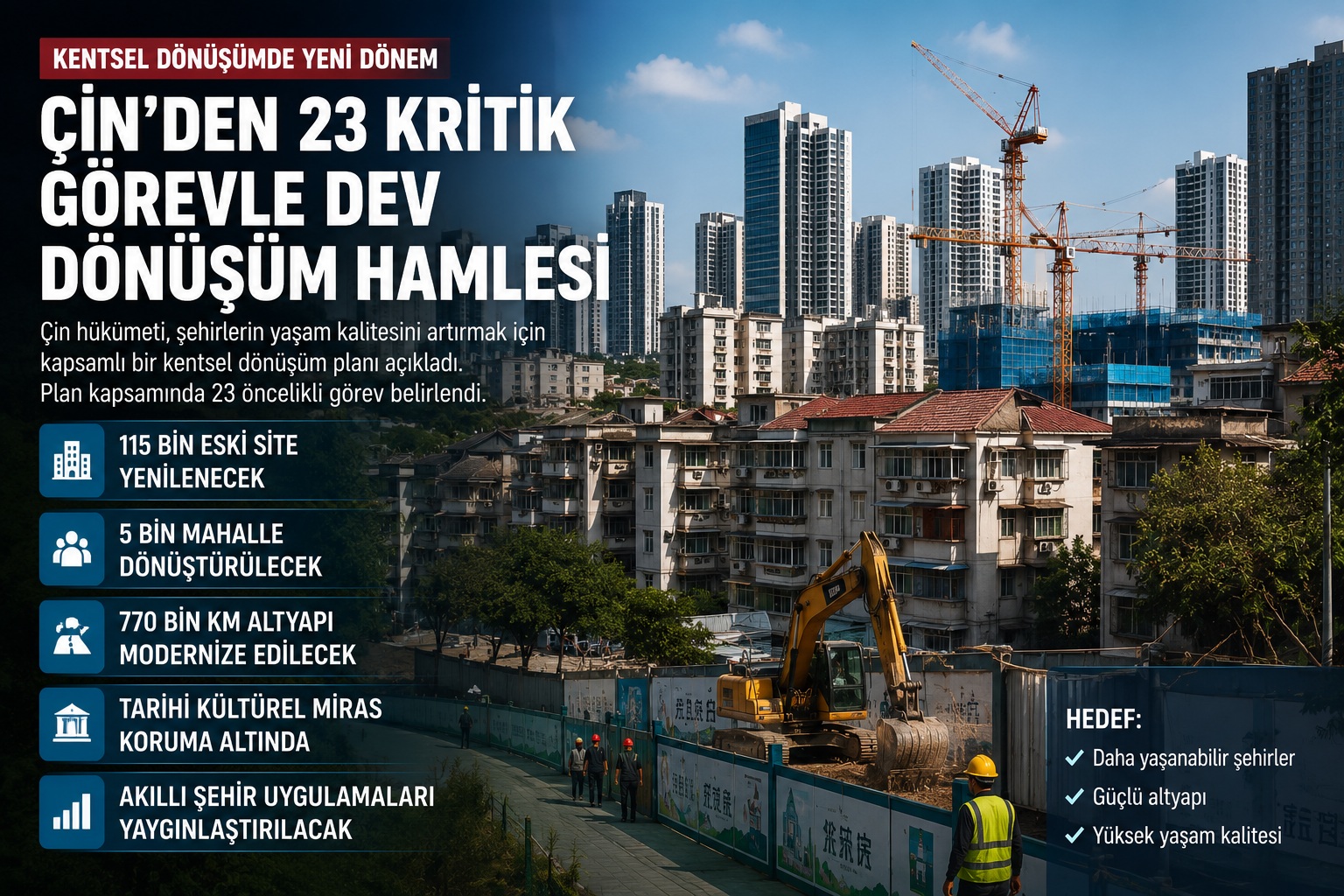 Çin Şehirlerini Yeniliyor