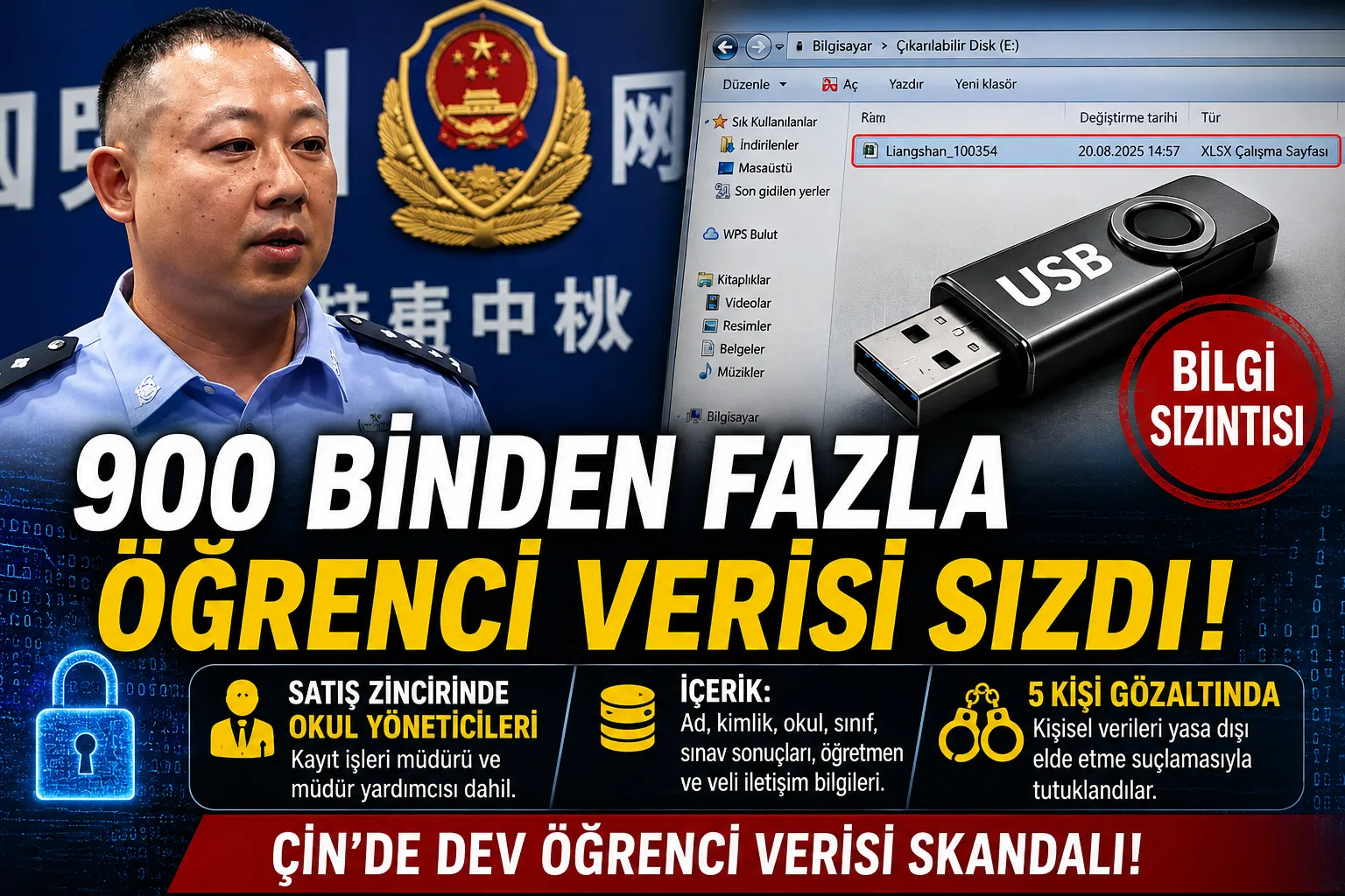 Çin'de Dev Veri Skandalı