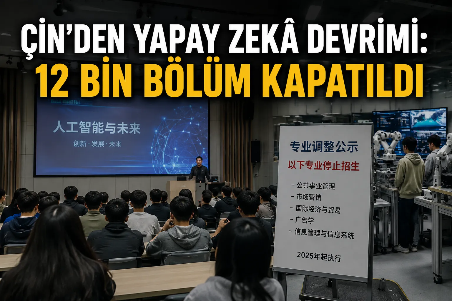 Çin'den Yapay Zekâ Odaklı Eğitim Devrimi