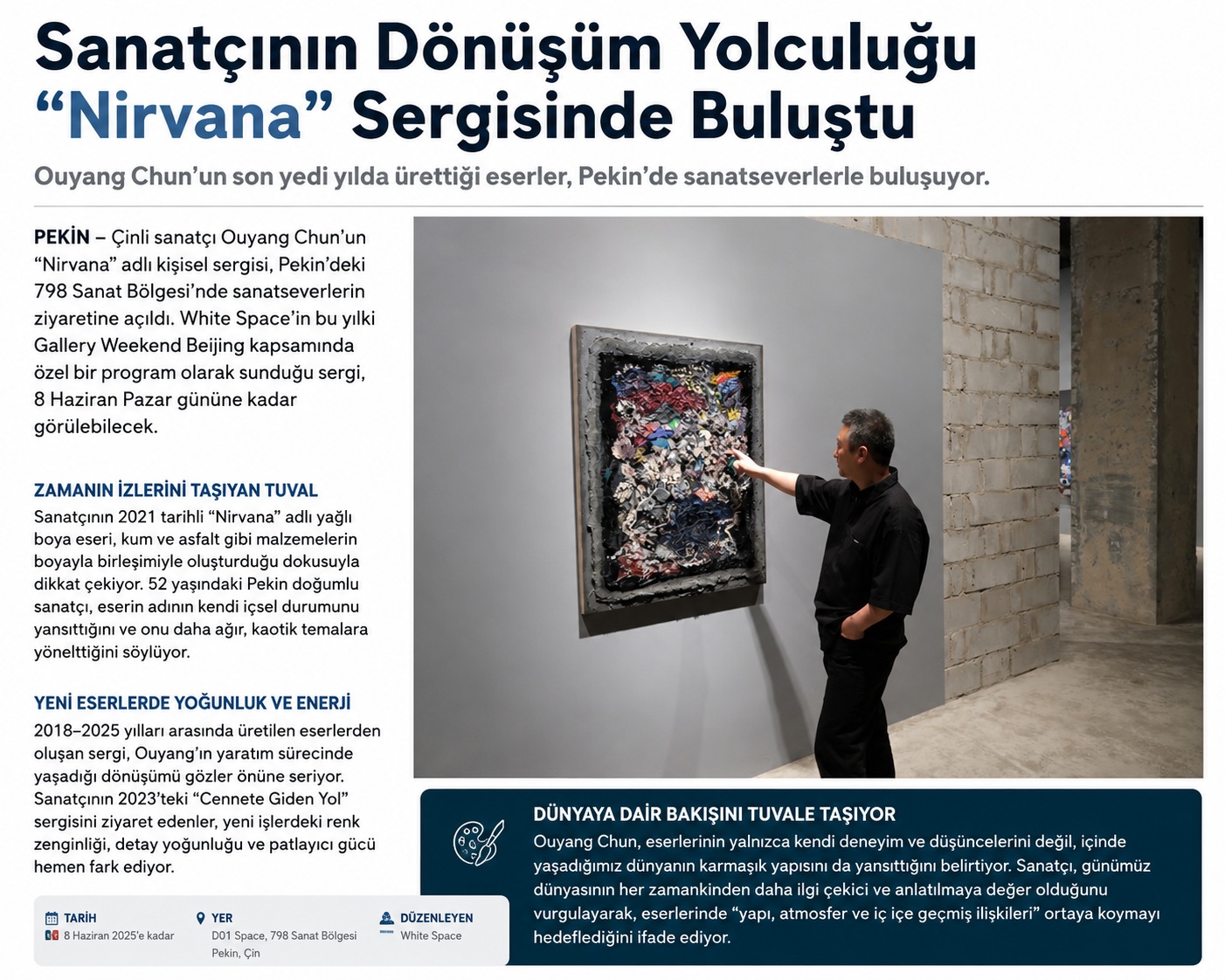 Çinli sanatçı Ouyang Chun