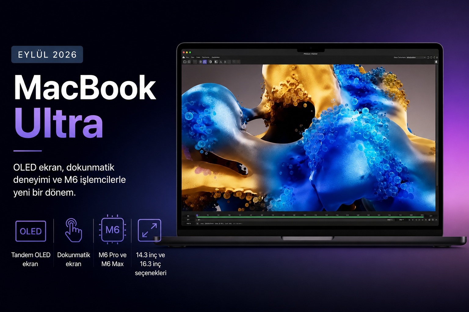 Dokunmatik Ekranlı MacBook Ultra