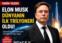 Elon Musk Dünyanın İlk Trilyoneri Oldu