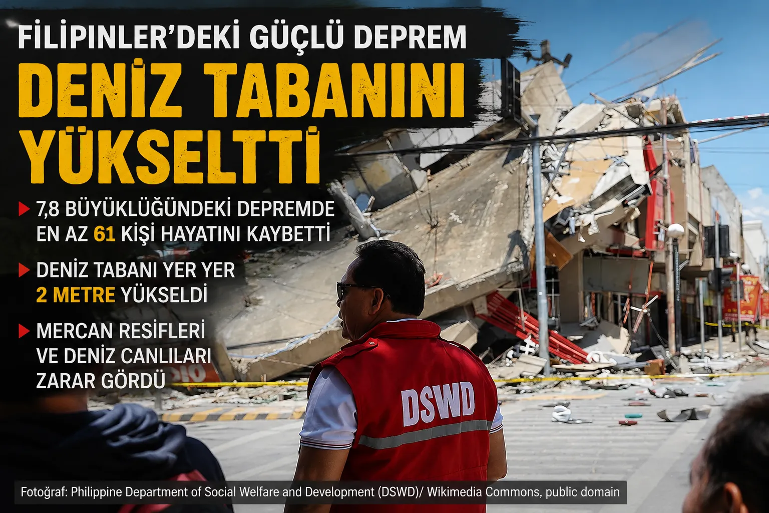 Filipinler'deki Güçlü Deprem