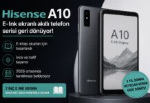 Hisense A10 Geri Dönüyor: E-Ink Ekranlı Telefon İçin İlk Sinyal Verildi Hisense A10