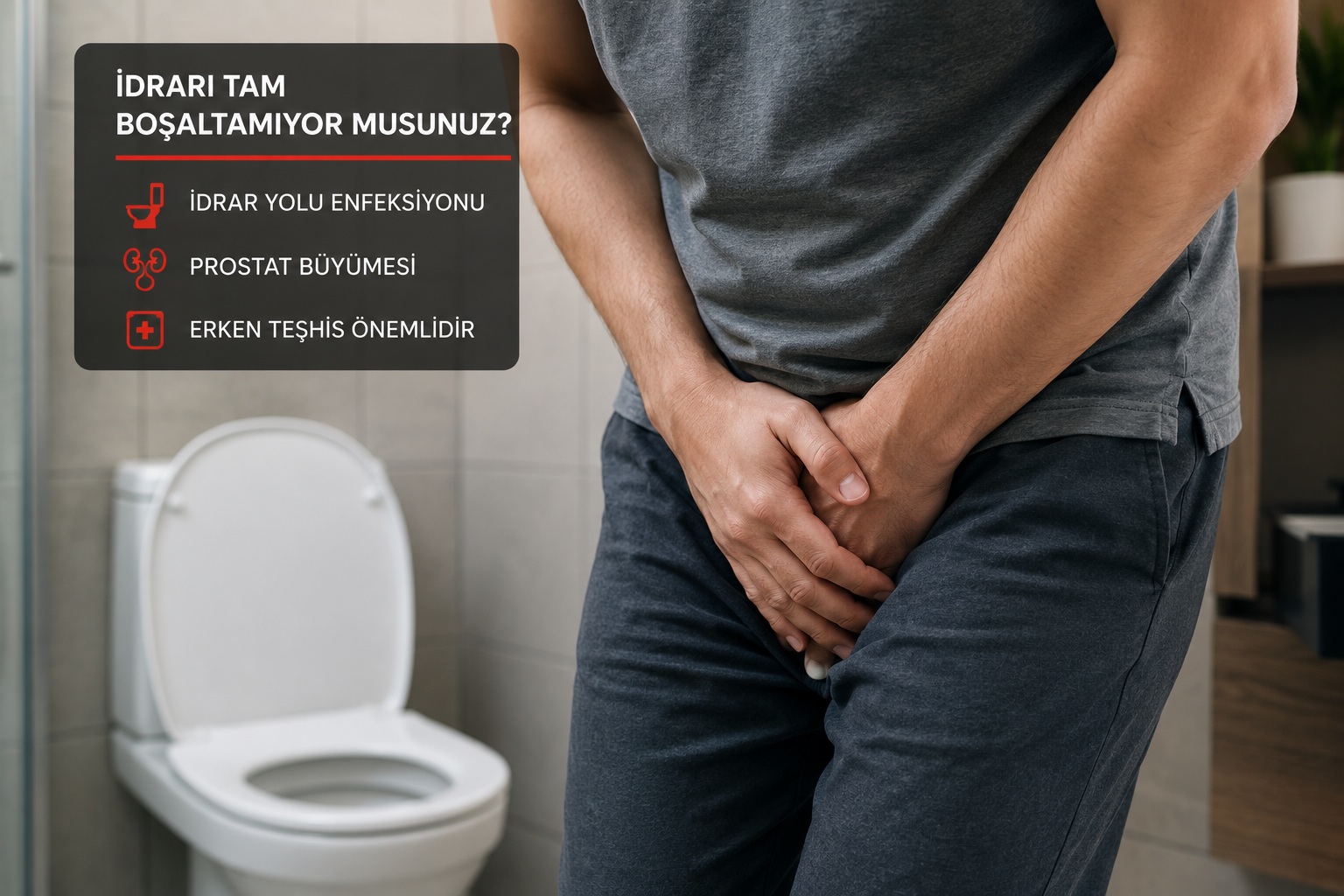 İdrarı Tam Boşaltamama