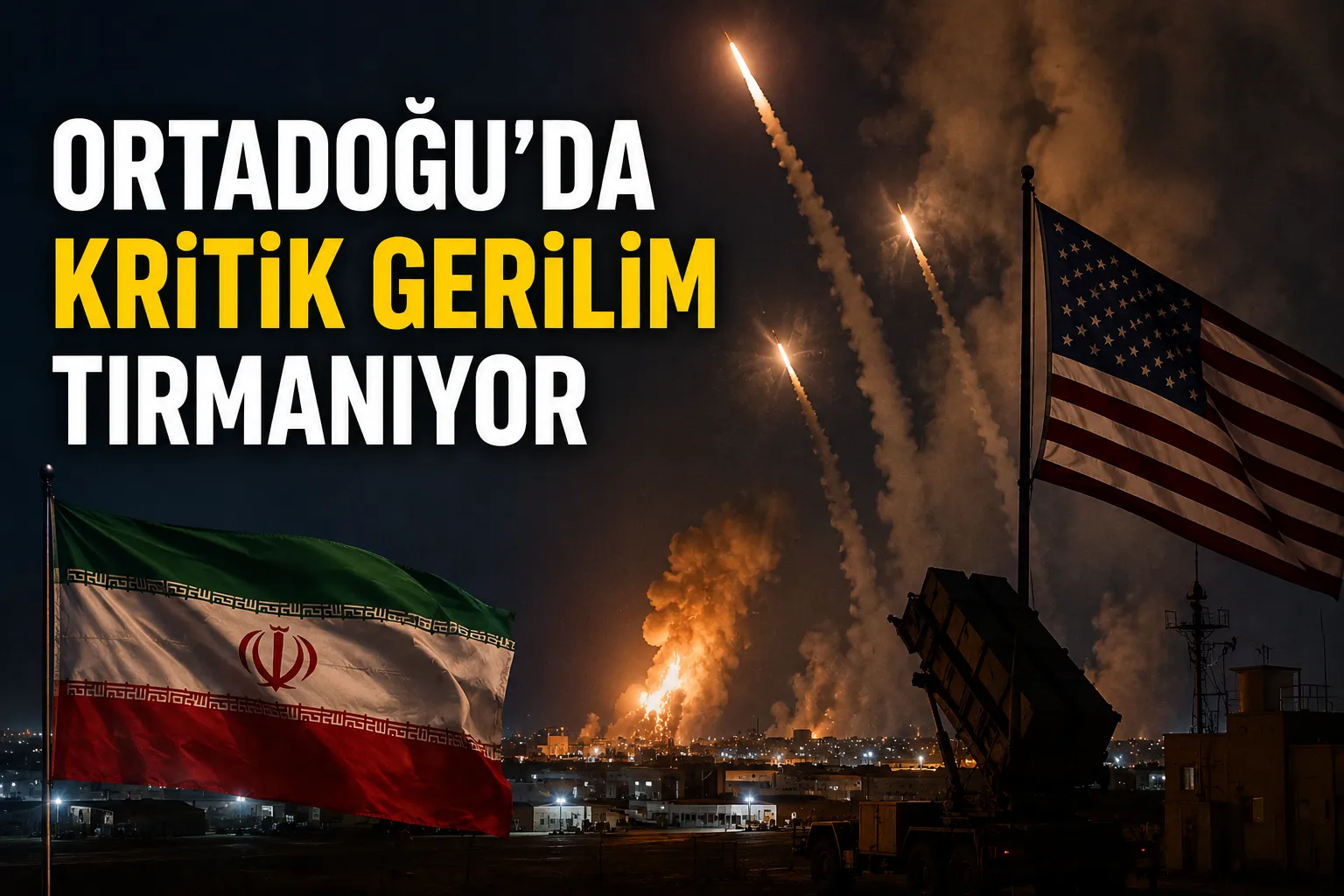 İran'dan ABD Üslerine Misilleme
