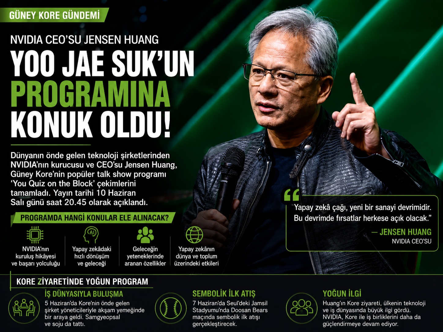 NVIDIA CEO’su Jensen Huang