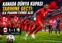 Kanada’dan Dünya Kupası’nda Tarihi Puan Kanada Dünya Kupası