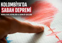 Kolombiya'da Sabah Saatlerinde Deprem