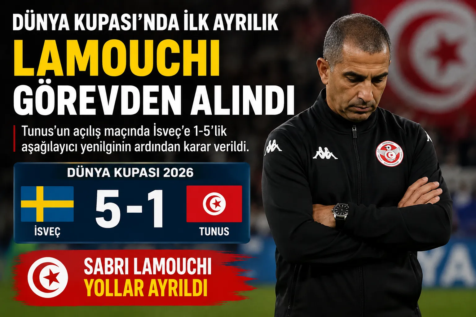 Lamouchi Görevden Alındı