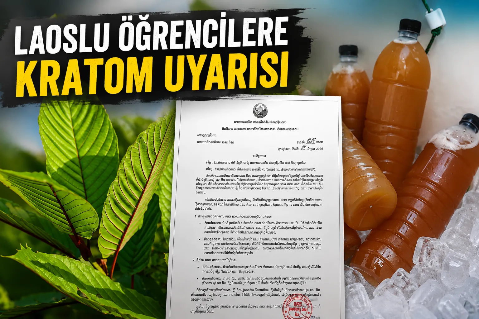 Laoslu Öğrencilere Kratom Uyarısı