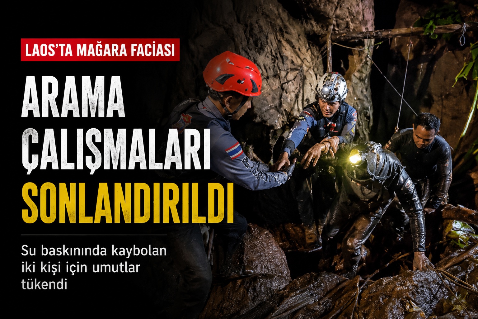 Laos'ta Mağara Faciası