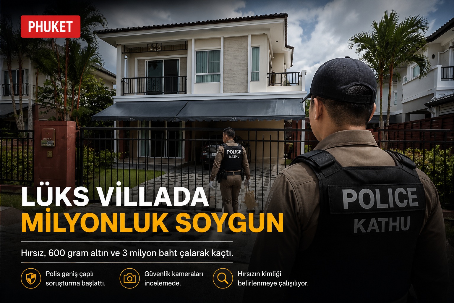 Lüks Villada Büyük Soygun
