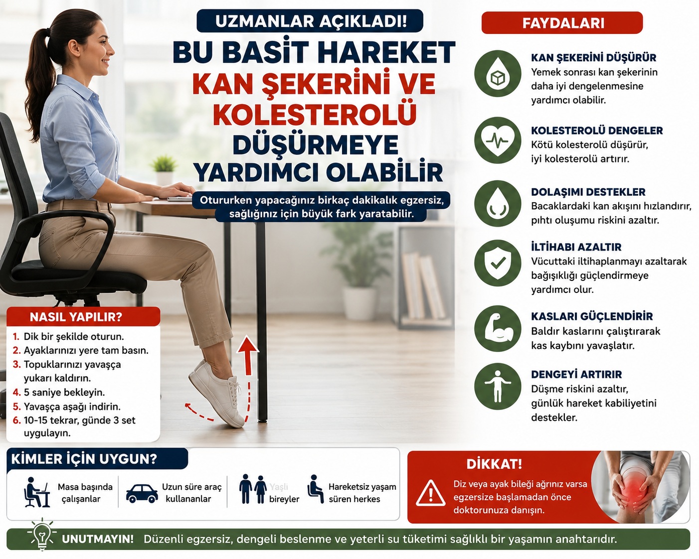 Oturarak Yapılan Bu Basit Hareket