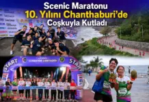 Chanthaburi Maratonunda Büyük Coşku Scenic Maratonu