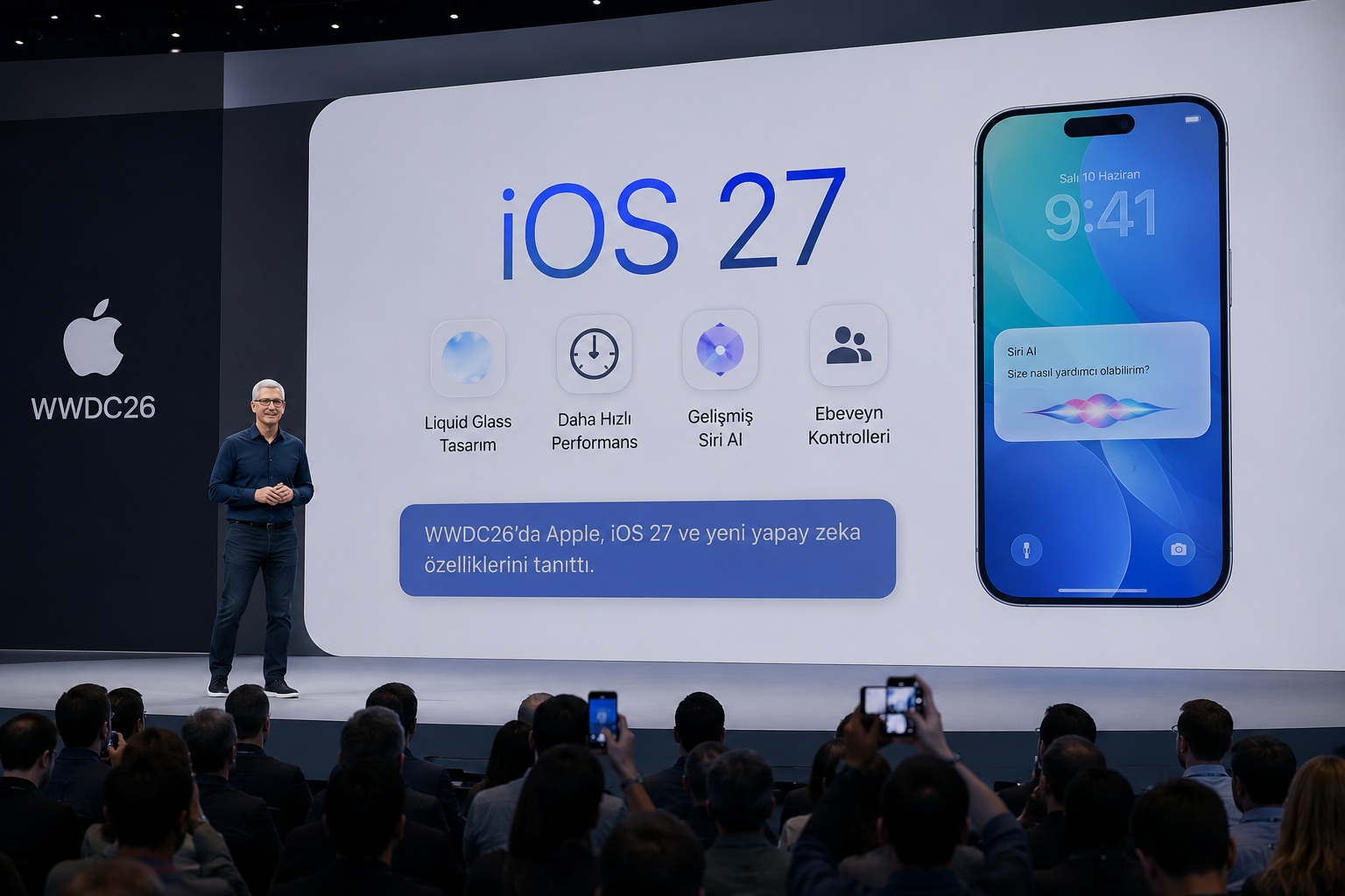 Siri AI, iOS 27 ve Performans Artışları