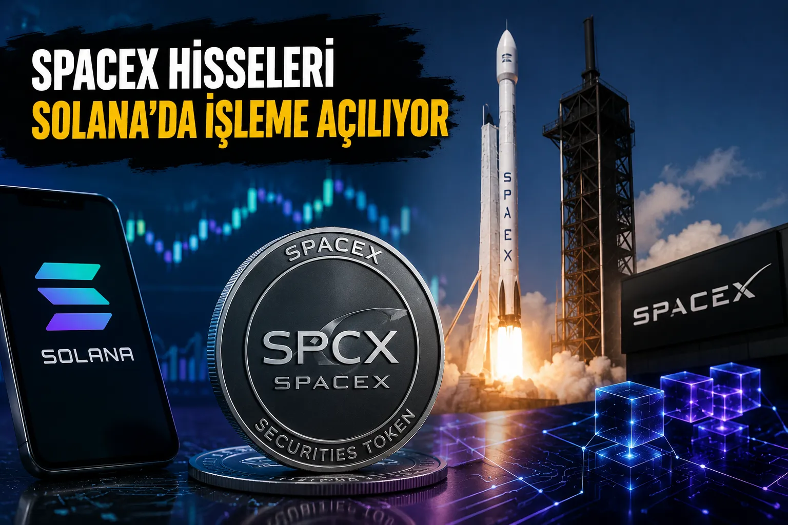 SpaceX Hisseleri Blockchain'e Taşınıyor