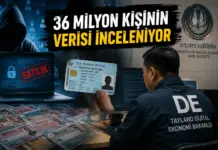 Tayland’da 36 Milyon Kişinin Verisi İnceleniyor Tayland'da 36 Milyon Kişinin Verisi İddiası