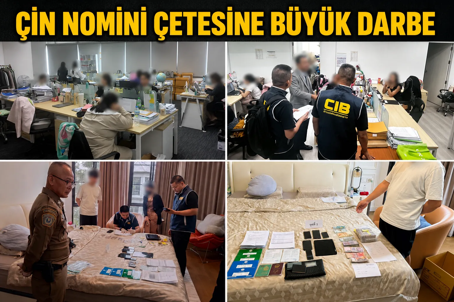 Tayland'da Çinli Nominee Çetesi Çökertildi
