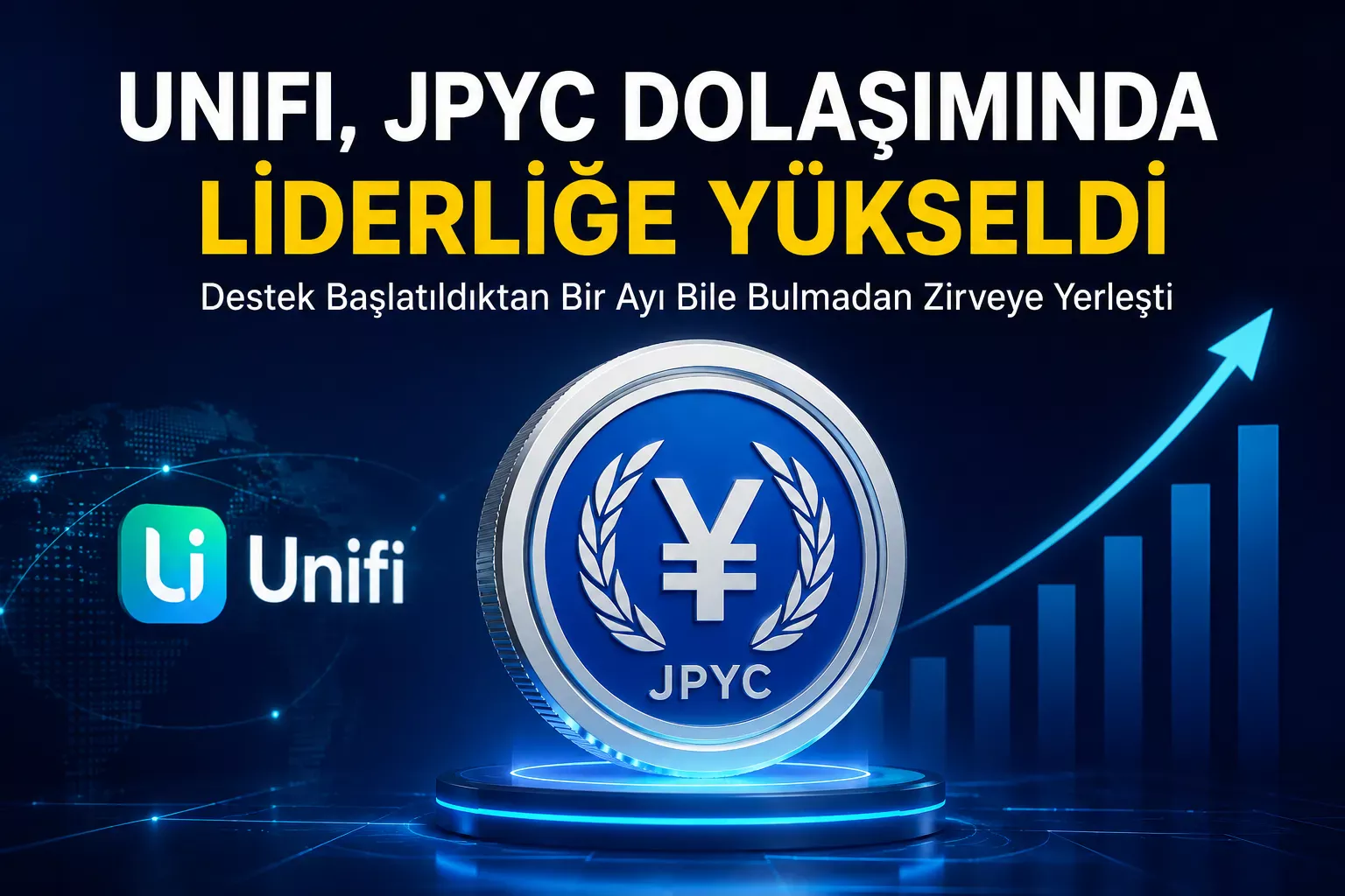 Unifi, JPYC Dolaşımında Liderliğe Yükseldi