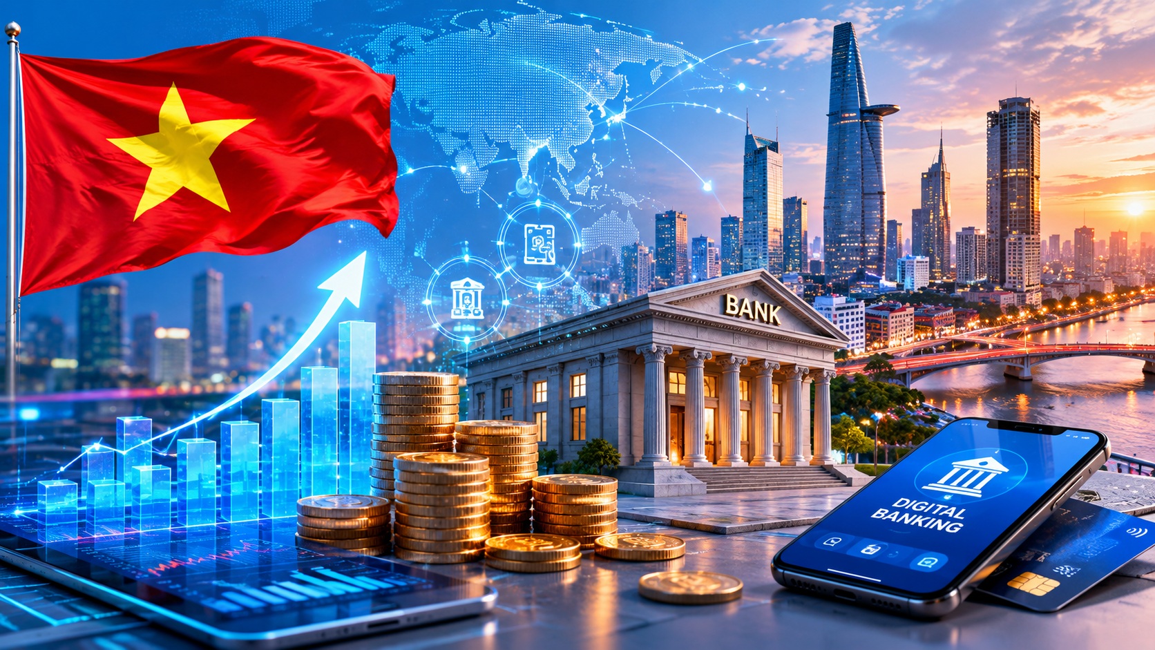 Vietnam'da Bankalar Dijital Dönüşüm Yarışında