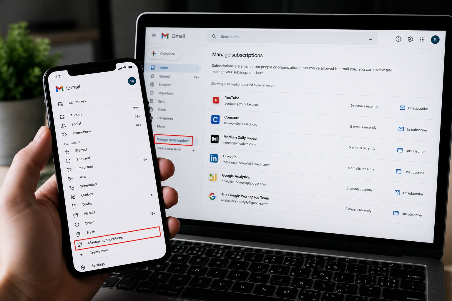 gmail yeni ozellik