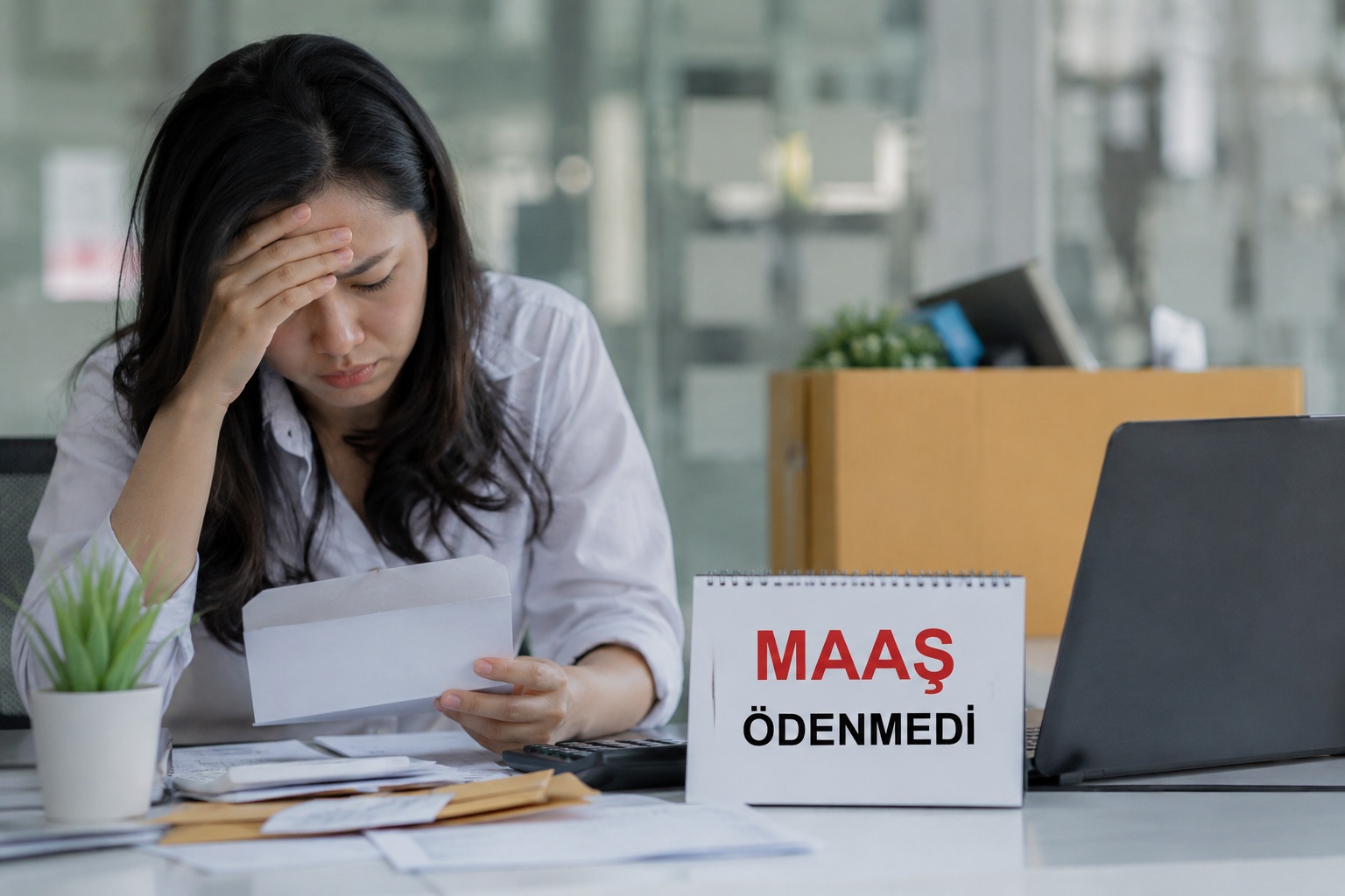 Maaş ödenmedi